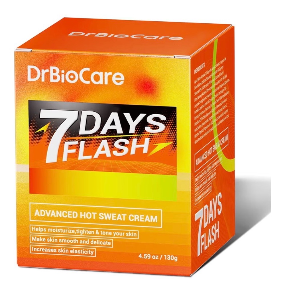 7 Days Flash Advanced Hot Sweat Cream - Orange